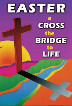 EASTER CROSS BRIDGE LIFE TRACT PACK OF 25