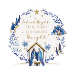 SILENT NIGHT CHRISTMAS CARD PACK OF 10