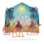 KING'S PEACEFUL CHRISTMAS CHRISTMAS CARD PACK OF 10 