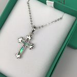 INLAID SHELL CROSS PENDANT NEUTRAL