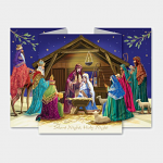 TLM SILENT NIGHT TRI-FOLD 10 PACK CARDS