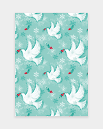 ROBIN AND DOVE GIFT WRAP AND LABELS