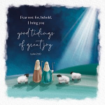 HEAVENLY ANNOUNCEMENT CHRISTMAS CARD PACK OF 10