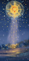 SHINING STARS CHRISTMAS CARD PACK OF 10