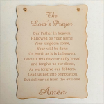 WALL PLAQUE LORDS PRAYER