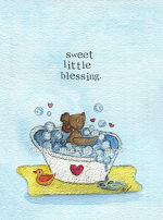 SWEET LITTLE BLESSING CARD