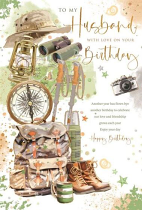 HUSBAND BIRTHDAY CARD