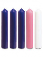 2 X 15 INCH ADVENT CANDLE SET