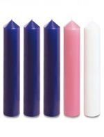2 X 18 INCH ADVENT CANDLE SET