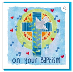 ON YOUR BAPTISM GREETINGS CARD 