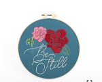 BE STILL EMBROIDERY KIT 