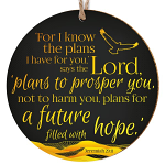 PLANS TO PROSPER HANGING DECORATION 