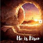 HE IS RISEN EASTER CARDS PACK OF 5