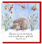 HEDGEHOG PACK OF 5 CHRISTMAS CARDS