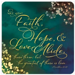 FAITH HOPE COASTER 