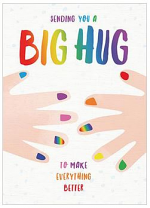 SENDING YOU A BIG HUG GREETINGS CARD