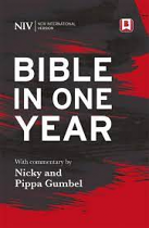 NIV BIBLE IN ONE YEAR WITH COMMENTARY