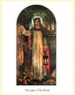 LIGHT OF THE WORLD POSTCARD