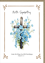 WITH SYMPATHY GREETINGS CARD