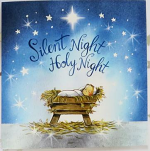 SILENT NIGHT PACK OF 5 CHRISTMAS CARDS 