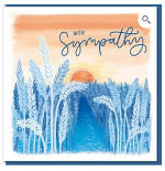 WITH SYMPATHY GREETINGS CARD