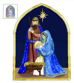 HOLY FAMILY CHRISTMAS CARDS 