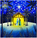 AROUND THE CRIB CHRISTMAS CARDS