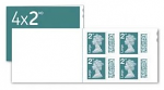 4 x 2ND CLASS LARGE STAMPS