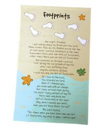 TEA TOWEL FOOTPRINTS