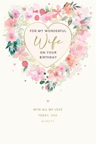 BIRTHDAY CARD WIFE